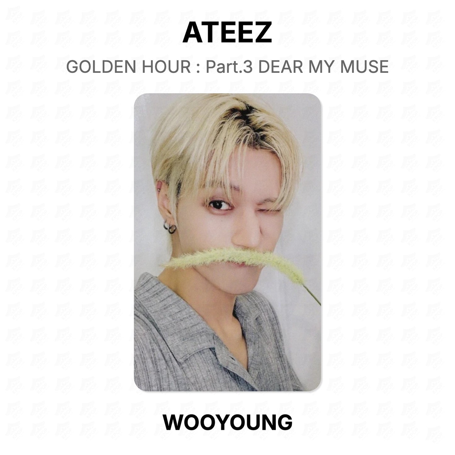ATEEZ GOLDEN HOUR : Part.3 DEAR MY MUSE Official Photocard
