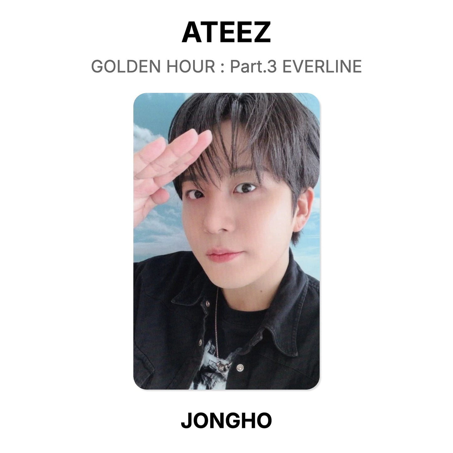 ATEEZ GOLDEN HOUR : Part.3 EVERLINE Official Photocard