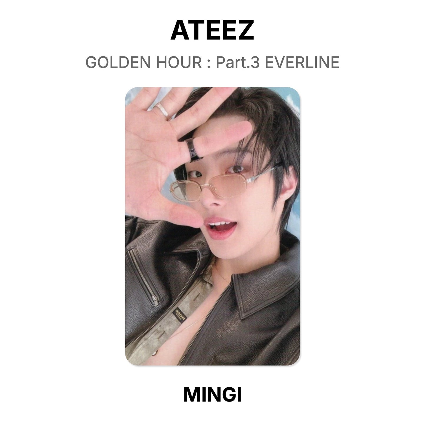 ATEEZ GOLDEN HOUR : Part.3 EVERLINE Official Photocard