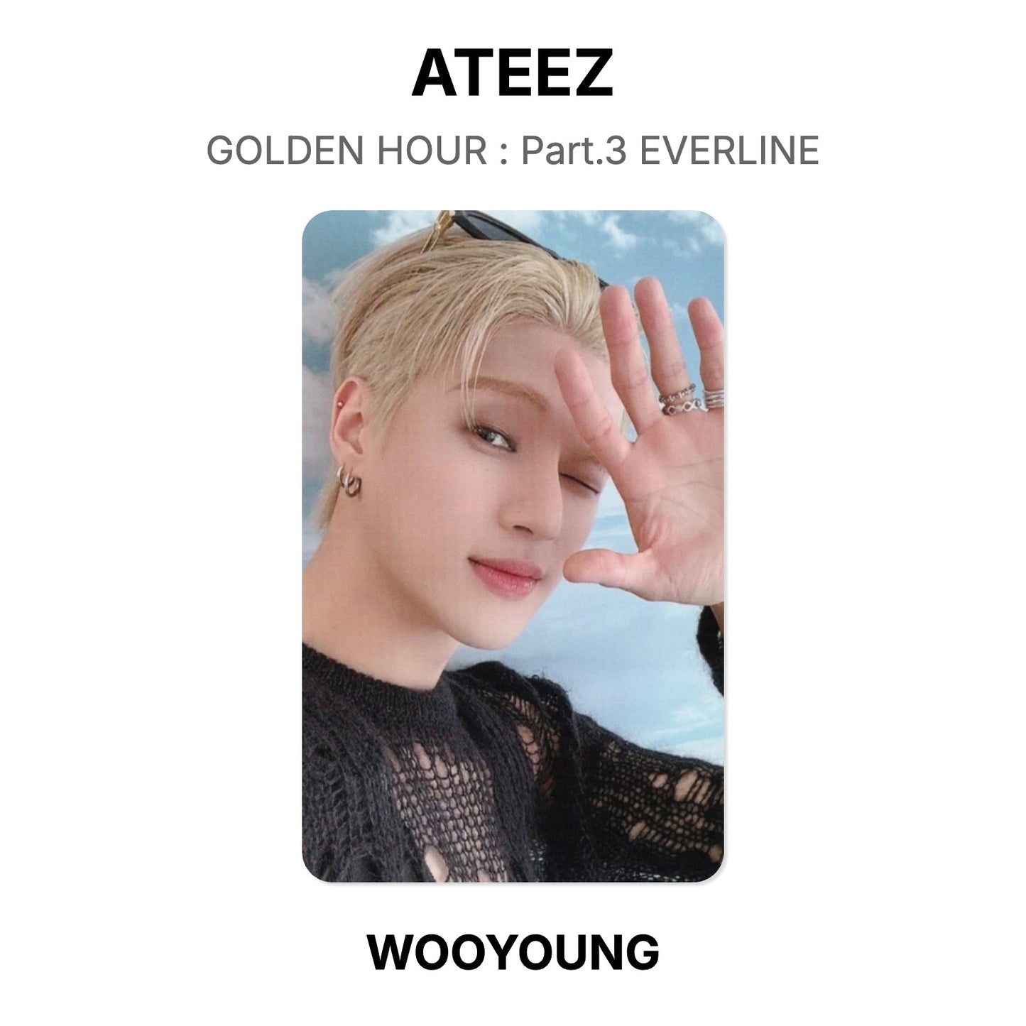 ATEEZ GOLDEN HOUR : Part.3 EVERLINE Official Photocard