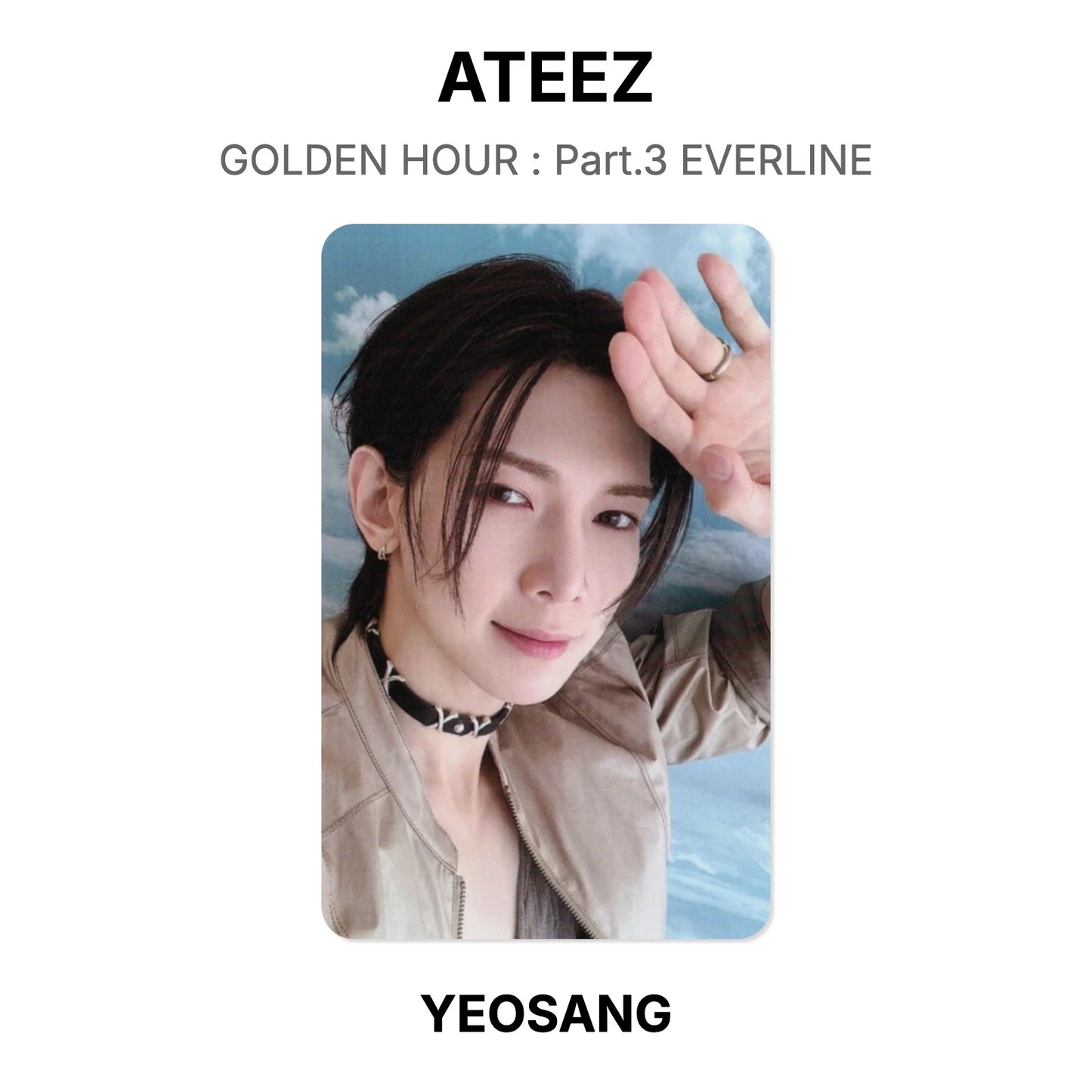 ATEEZ GOLDEN HOUR : Part.3 EVERLINE Official Photocard
