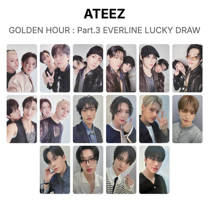 ATEEZ GOLDEN HOUR : Part.3 EVERLINE LUCKY DRAW Official Photocard