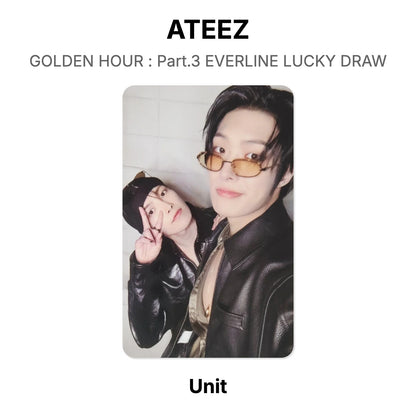 ATEEZ GOLDEN HOUR : Part.3 EVERLINE LUCKY DRAW Official Photocard