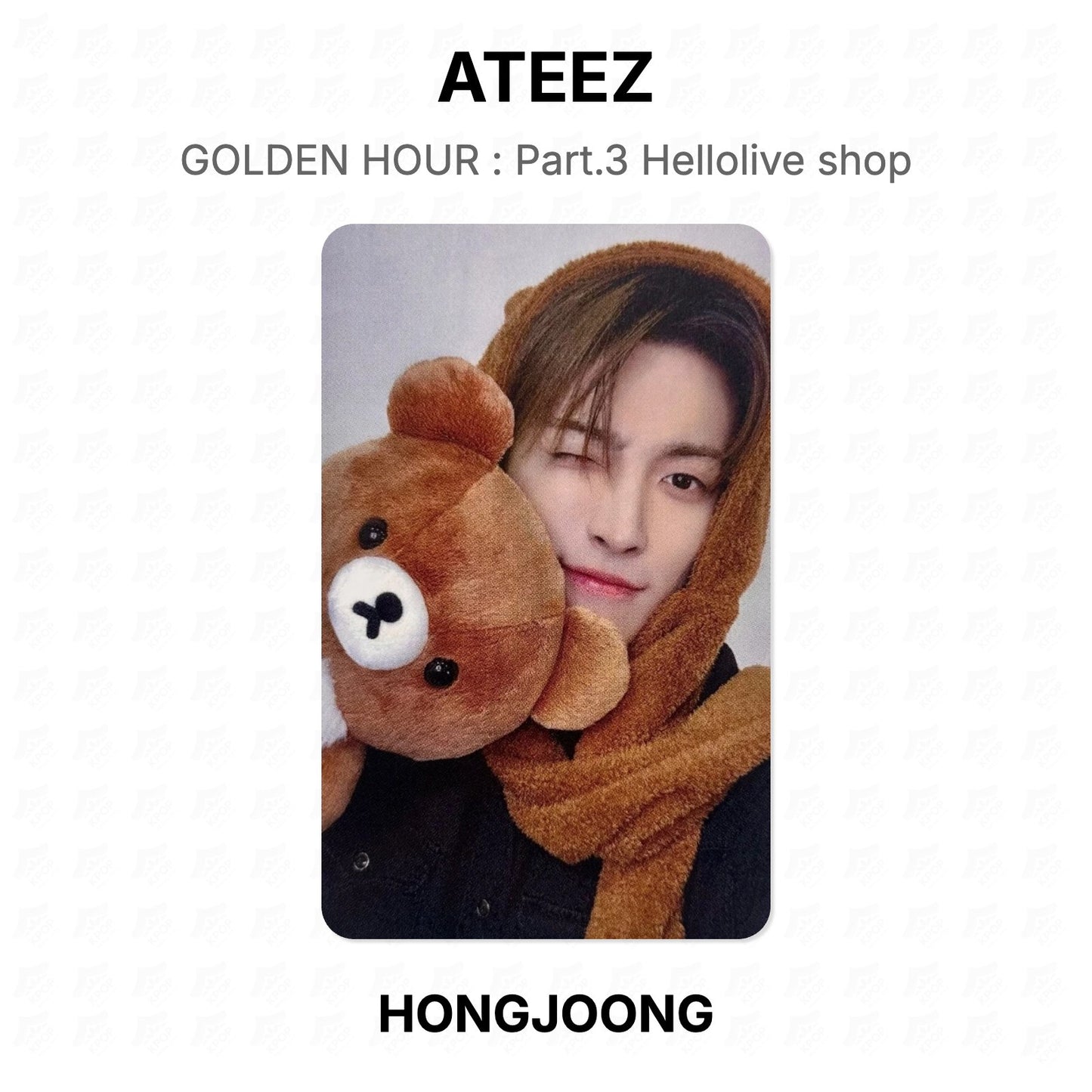 ATEEZ GOLDEN HOUR : Part.3 Hellolive shop Official Photocard