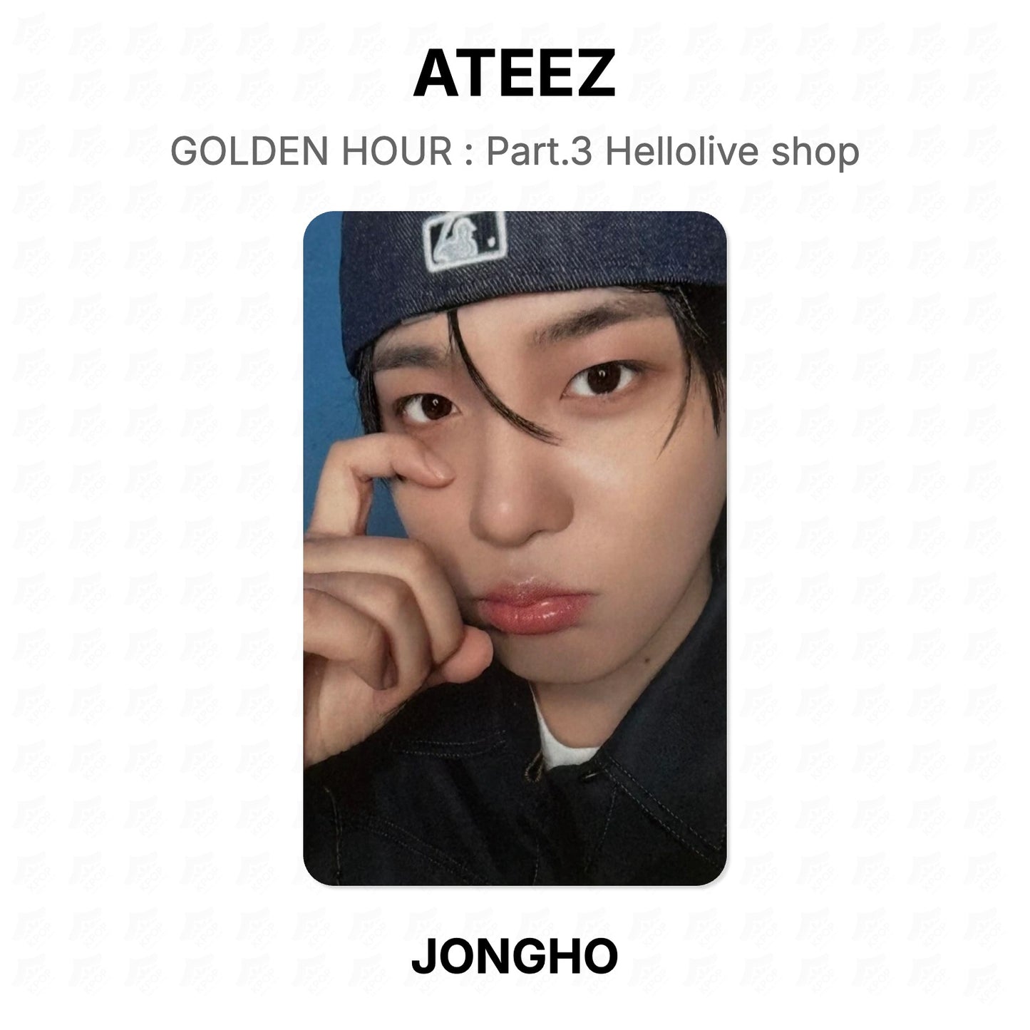 ATEEZ GOLDEN HOUR : Part.3 Hellolive shop Official Photocard