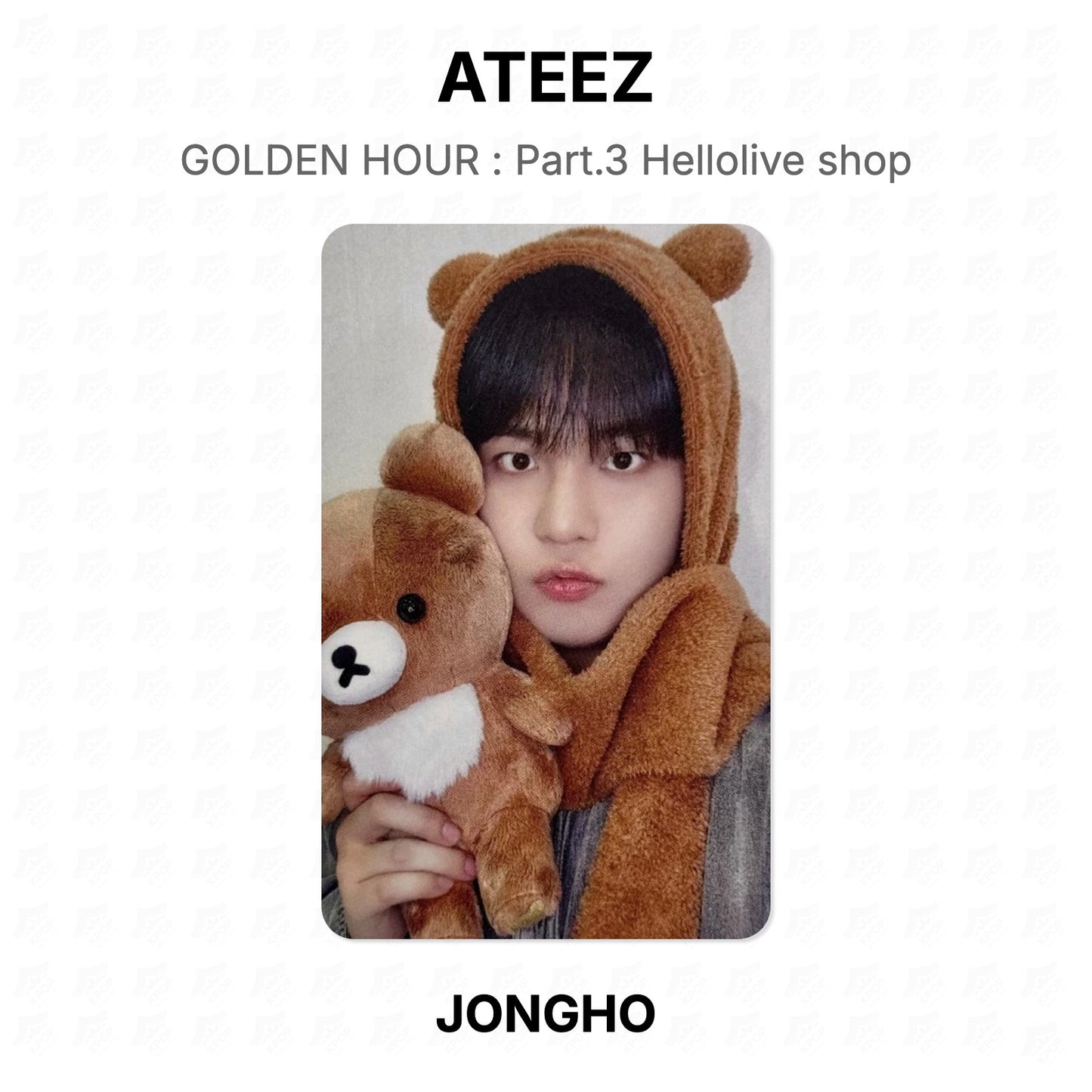 ATEEZ GOLDEN HOUR : Part.3 Hellolive shop Official Photocard