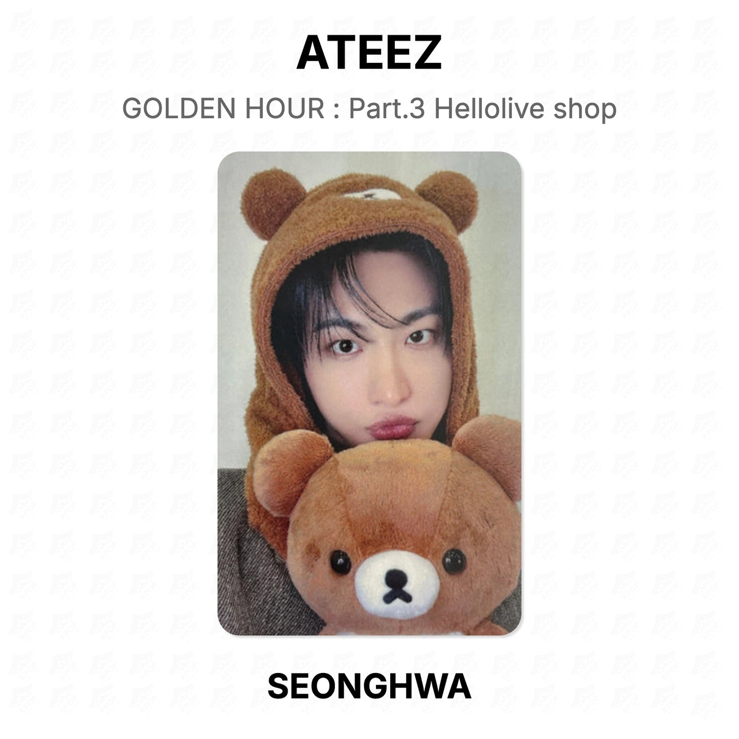 ATEEZ GOLDEN HOUR : Part.3 Hellolive shop Official Photocard
