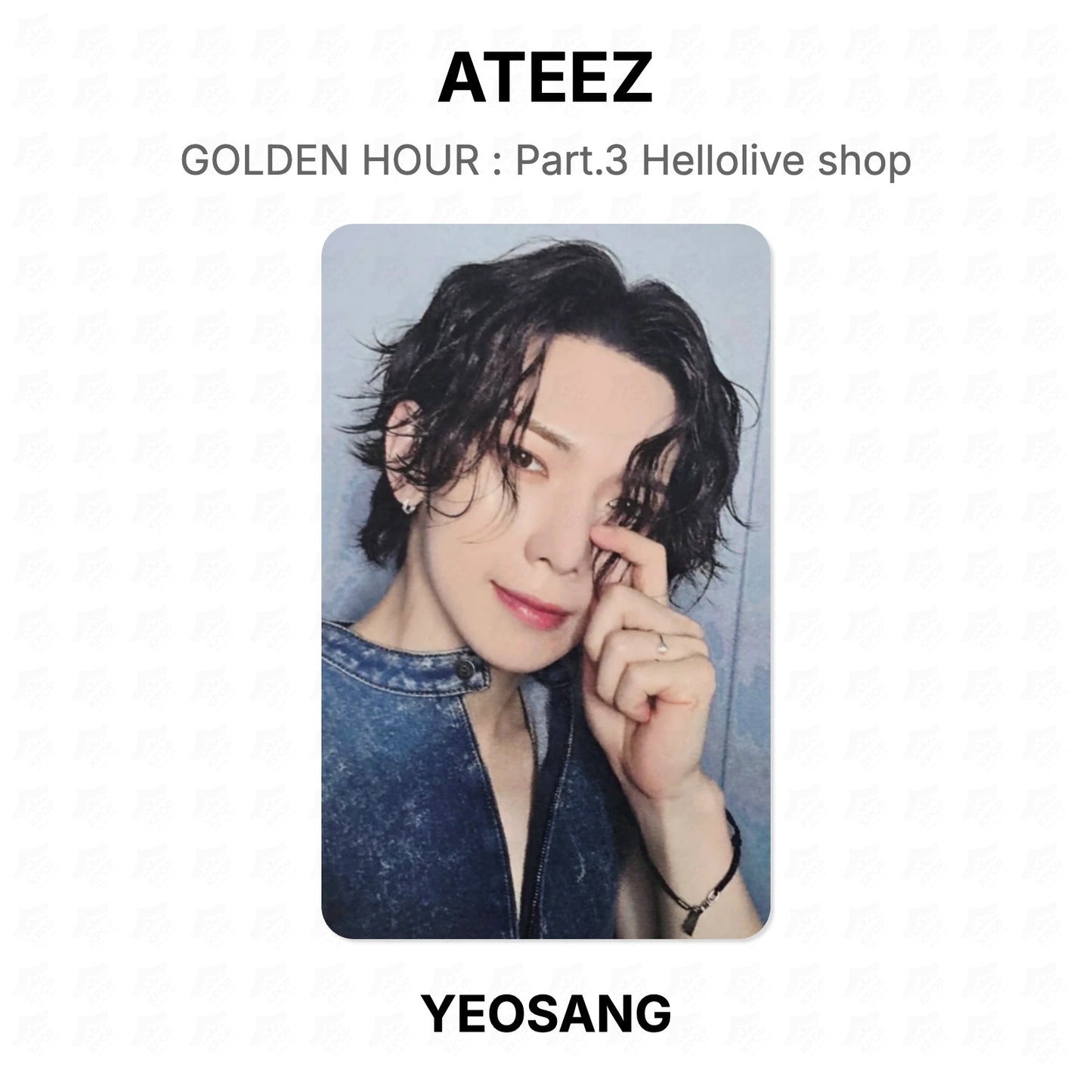 ATEEZ GOLDEN HOUR : Part.3 Hellolive shop Official Photocard