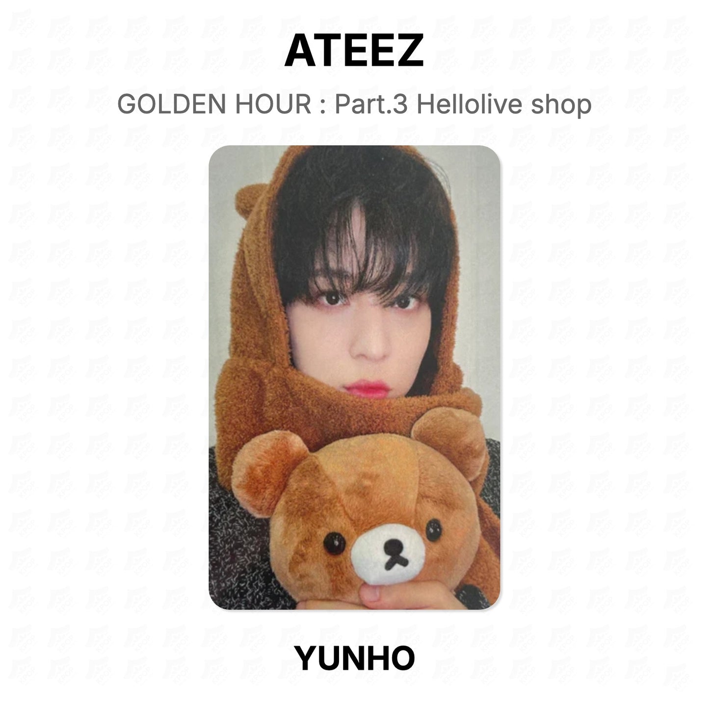 ATEEZ GOLDEN HOUR : Part.3 Hellolive shop Official Photocard