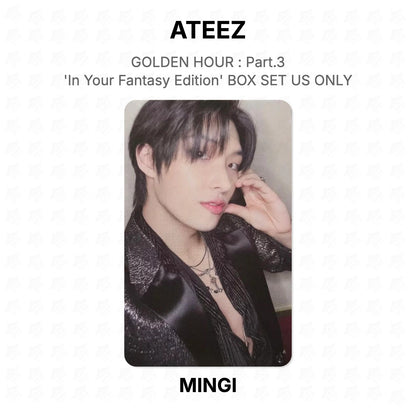 ATEEZ GOLDEN HOUR : Part.3 'In Your Fantasy Edition' BOX SET US ONLY Official Photocard
