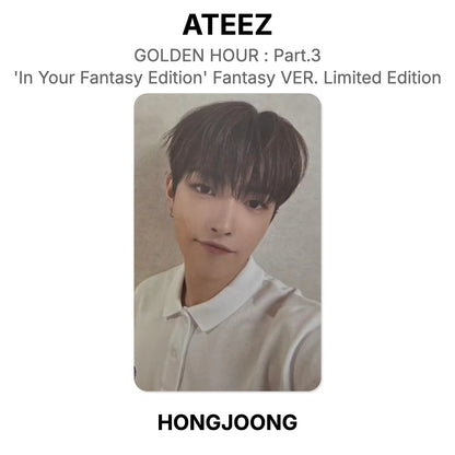 ATEEZ GOLDEN HOUR : Part.3 'In Your Fantasy Edition' Fantasy VER. Limited Edition Official Photocard