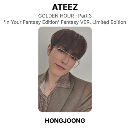 ATEEZ GOLDEN HOUR : Part.3 'In Your Fantasy Edition' Fantasy VER. Limited Edition Official Photocard