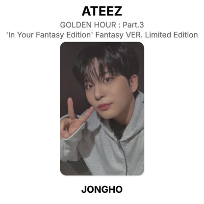 ATEEZ GOLDEN HOUR : Part.3 'In Your Fantasy Edition' Fantasy VER. Limited Edition Official Photocard