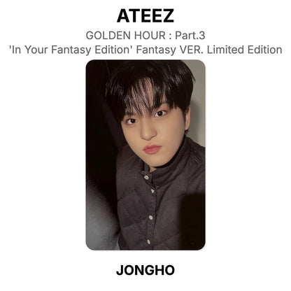 ATEEZ GOLDEN HOUR : Part.3 'In Your Fantasy Edition' Fantasy VER. Limited Edition Official Photocard