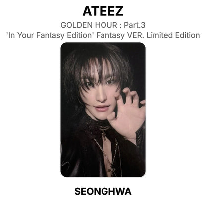 ATEEZ GOLDEN HOUR : Part.3 'In Your Fantasy Edition' Fantasy VER. Limited Edition Official Photocard