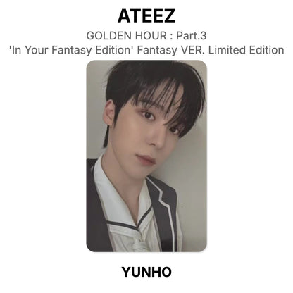ATEEZ GOLDEN HOUR : Part.3 'In Your Fantasy Edition' Fantasy VER. Limited Edition Official Photocard