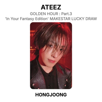 ATEEZ GOLDEN HOUR : Part.3 'In Your Fantasy Edition' MAKESTAR LUCKY DRAW Official Photocard