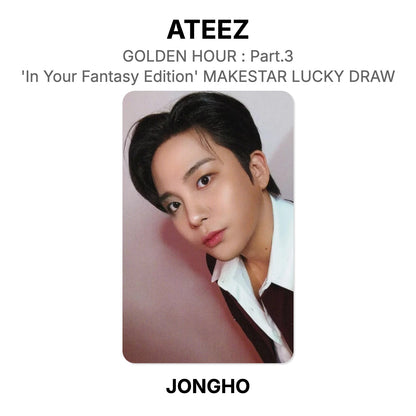 ATEEZ GOLDEN HOUR : Part.3 'In Your Fantasy Edition' MAKESTAR LUCKY DRAW Official Photocard