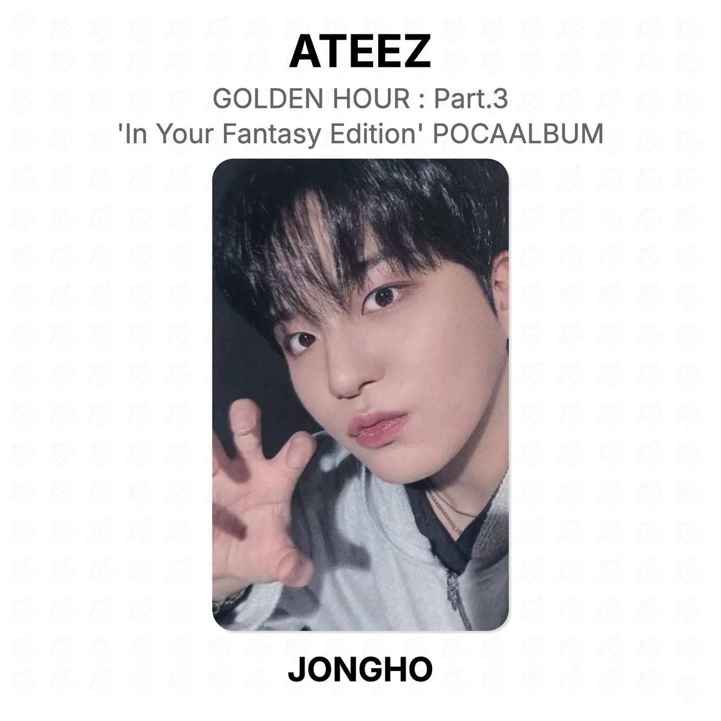 ATEEZ GOLDEN HOUR : Part.3 'In Your Fantasy Edition' POCAALBUM Offizielle Fotokarte
