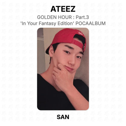 ATEEZ GOLDEN HOUR : Part.3 'In Your Fantasy Edition' POCAALBUM Offizielle Fotokarte