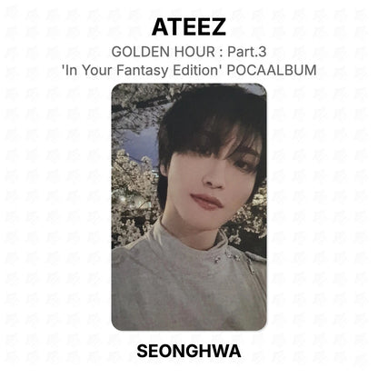 ATEEZ GOLDEN HOUR : Part.3 'In Your Fantasy Edition' POCAALBUM Offizielle Fotokarte