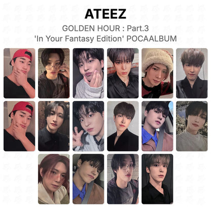 ATEEZ GOLDEN HOUR : Part.3 'In Your Fantasy Edition' POCAALBUM Offizielle Fotokarte