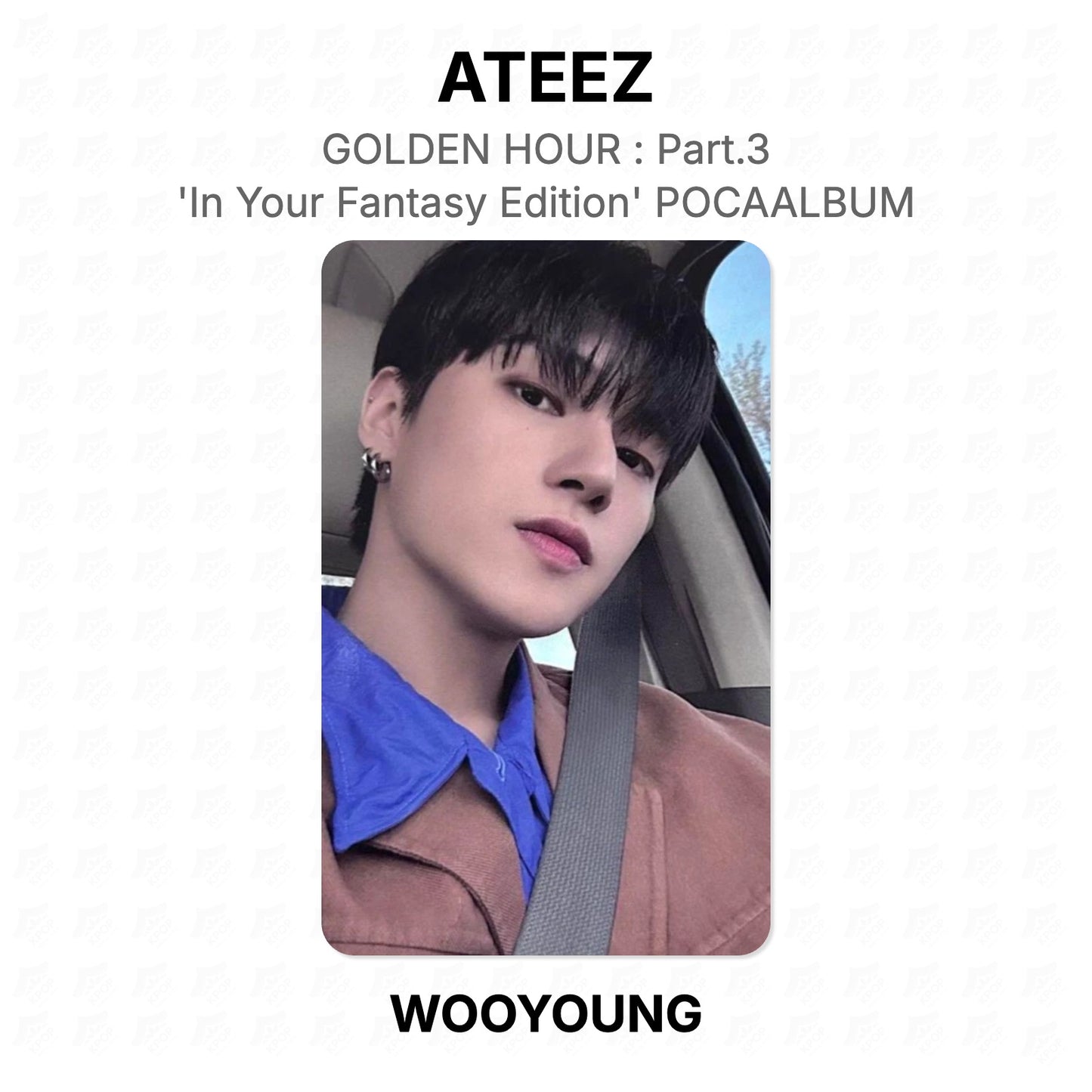 ATEEZ GOLDEN HOUR : Part.3 'In Your Fantasy Edition' POCAALBUM Offizielle Fotokarte