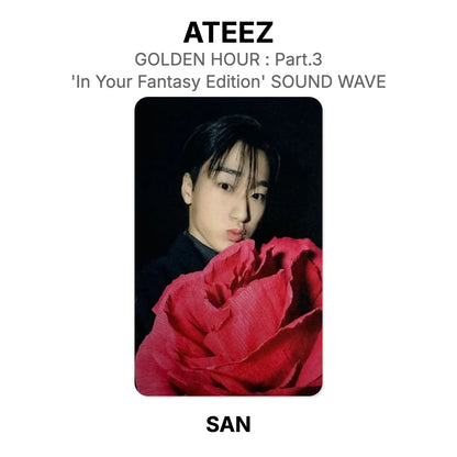 ATEEZ GOLDEN HOUR : Part.3 'In Your Fantasy Edition' SOUND WAVE 公式フォトカード