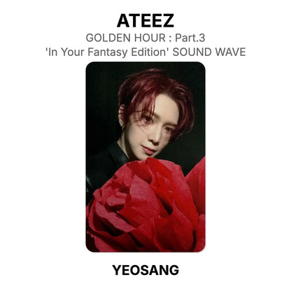 ATEEZ GOLDEN HOUR : Part.3 'In Your Fantasy Edition' SOUND WAVE 公式フォトカード