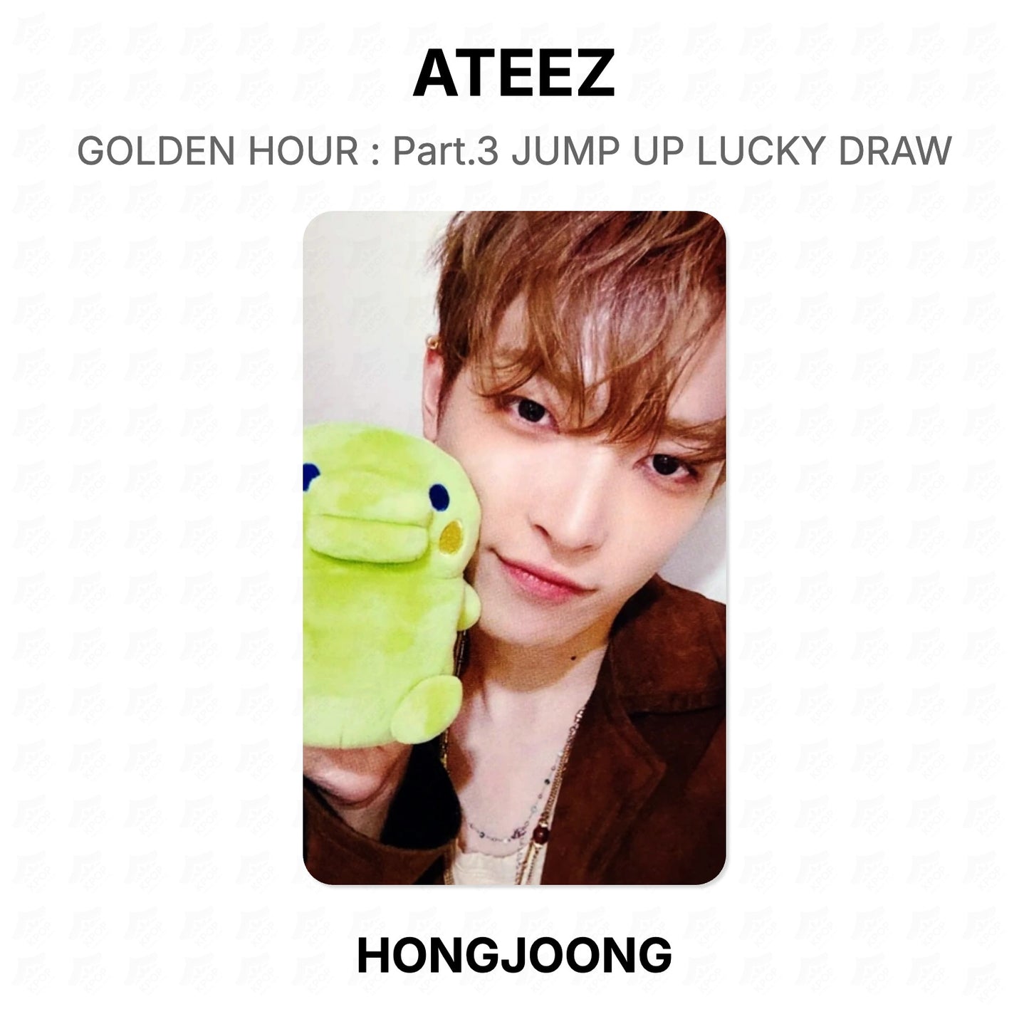 ATEEZ GOLDEN HOUR : Part.3 JUMP UP LUCKY DRAW Official Photocard