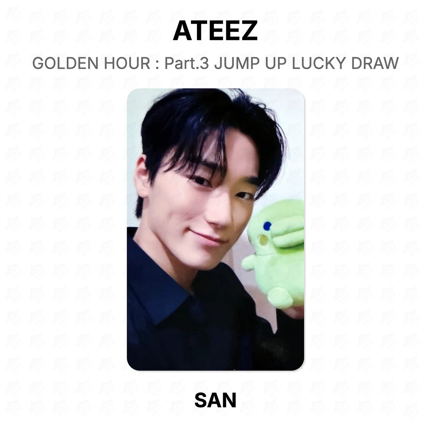 ATEEZ GOLDEN HOUR : Part.3 JUMP UP LUCKY DRAW Official Photocard