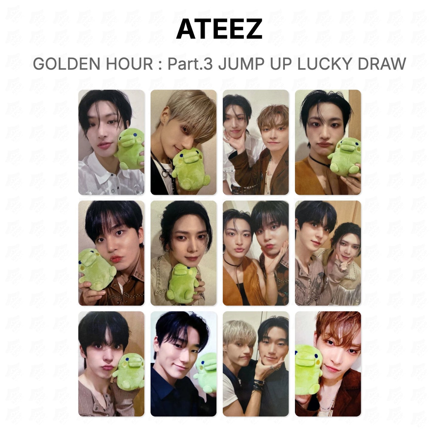 ATEEZ GOLDEN HOUR : Part.3 JUMP UP LUCKY DRAW Official Photocard