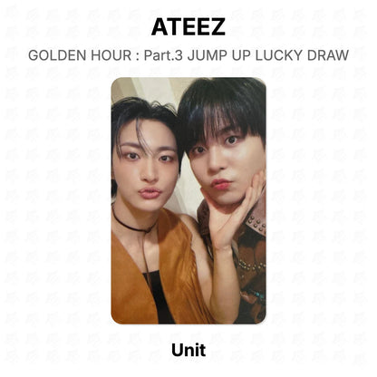 ATEEZ GOLDEN HOUR : Part.3 JUMP UP LUCKY DRAW Official Photocard