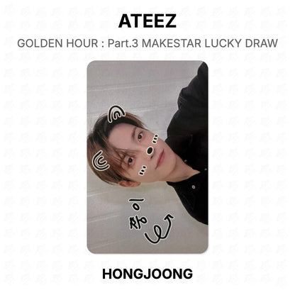 ATEEZ GOLDEN HOUR : Part.3 MAKESTAR LUCKY DRAW Official Photocard