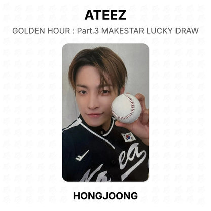 ATEEZ GOLDEN HOUR : Part.3 MAKESTAR LUCKY DRAW Official Photocard
