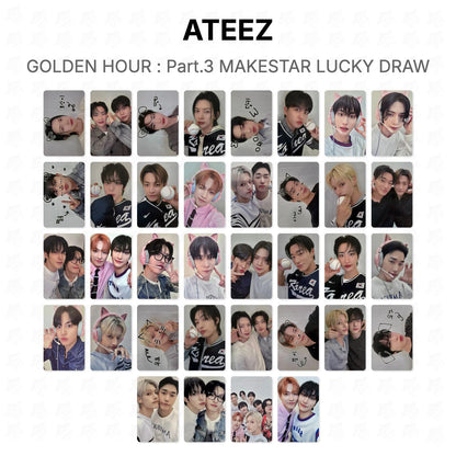 ATEEZ GOLDEN HOUR : Part.3 MAKESTAR LUCKY DRAW Official Photocard