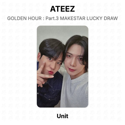ATEEZ GOLDEN HOUR : Part.3 MAKESTAR LUCKY DRAW Official Photocard
