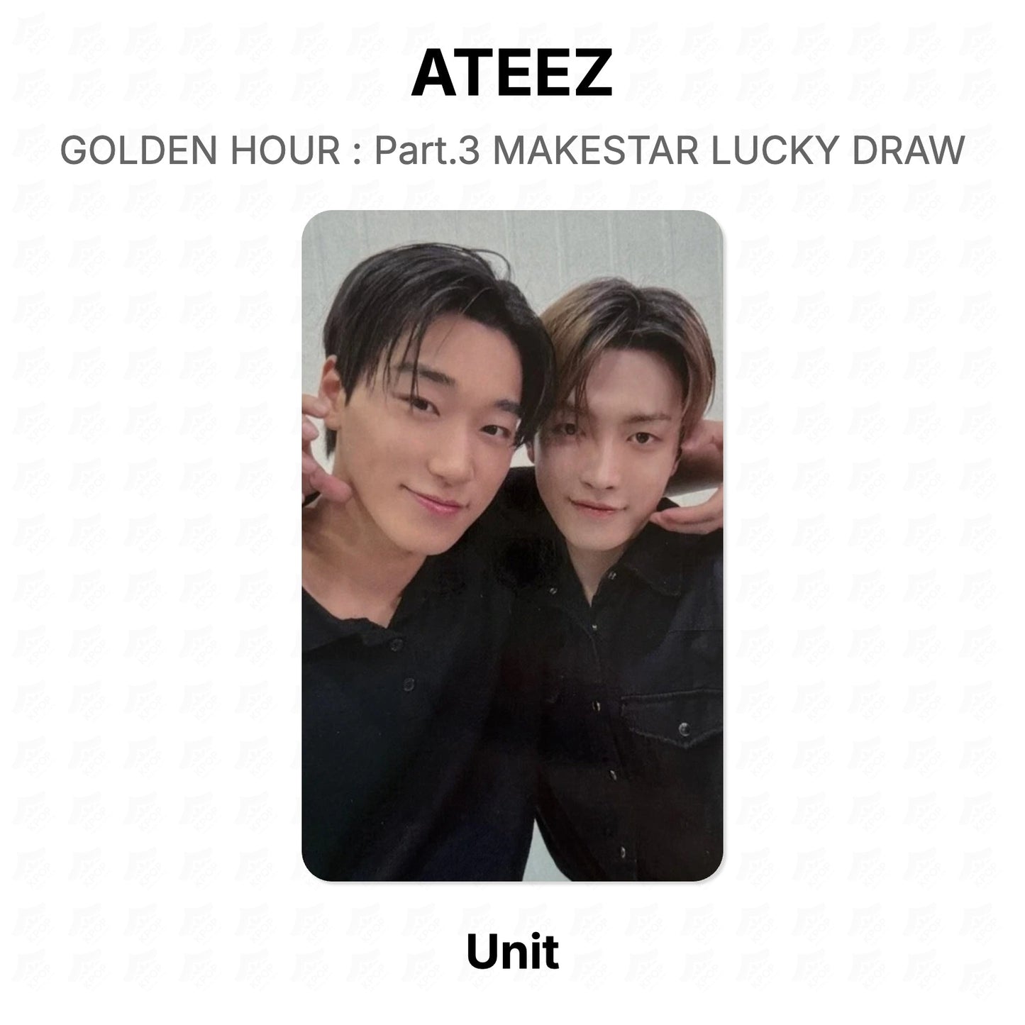ATEEZ GOLDEN HOUR : Part.3 MAKESTAR LUCKY DRAW Official Photocard
