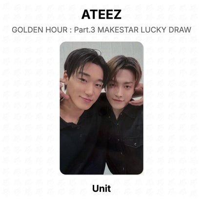 ATEEZ GOLDEN HOUR : Part.3 MAKESTAR LUCKY DRAW Official Photocard