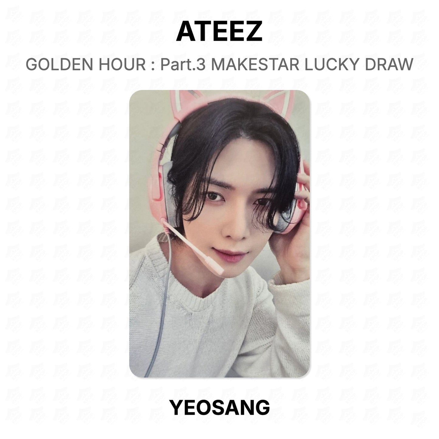 ATEEZ GOLDEN HOUR : Part.3 MAKESTAR LUCKY DRAW Official Photocard