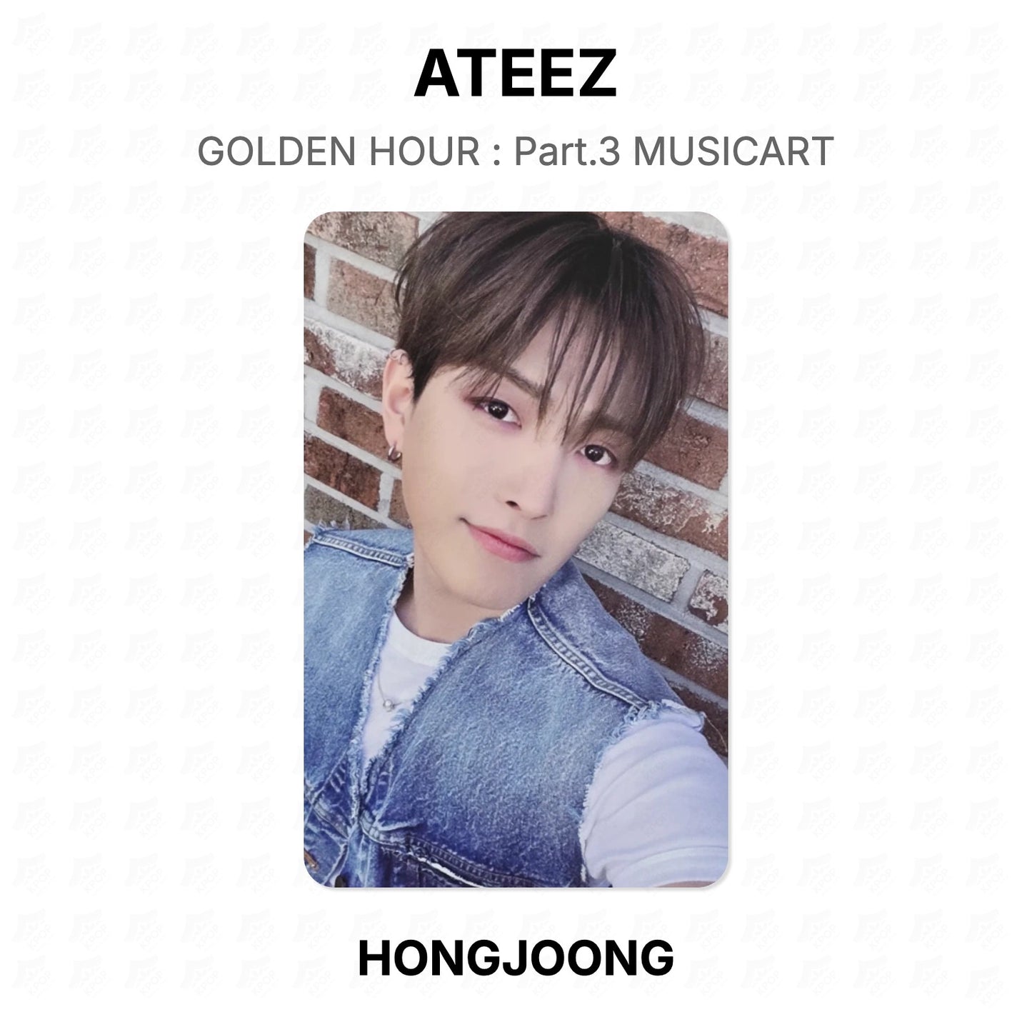 ATEEZ GOLDEN HOUR : Part.3 MUSICART Official Photocard