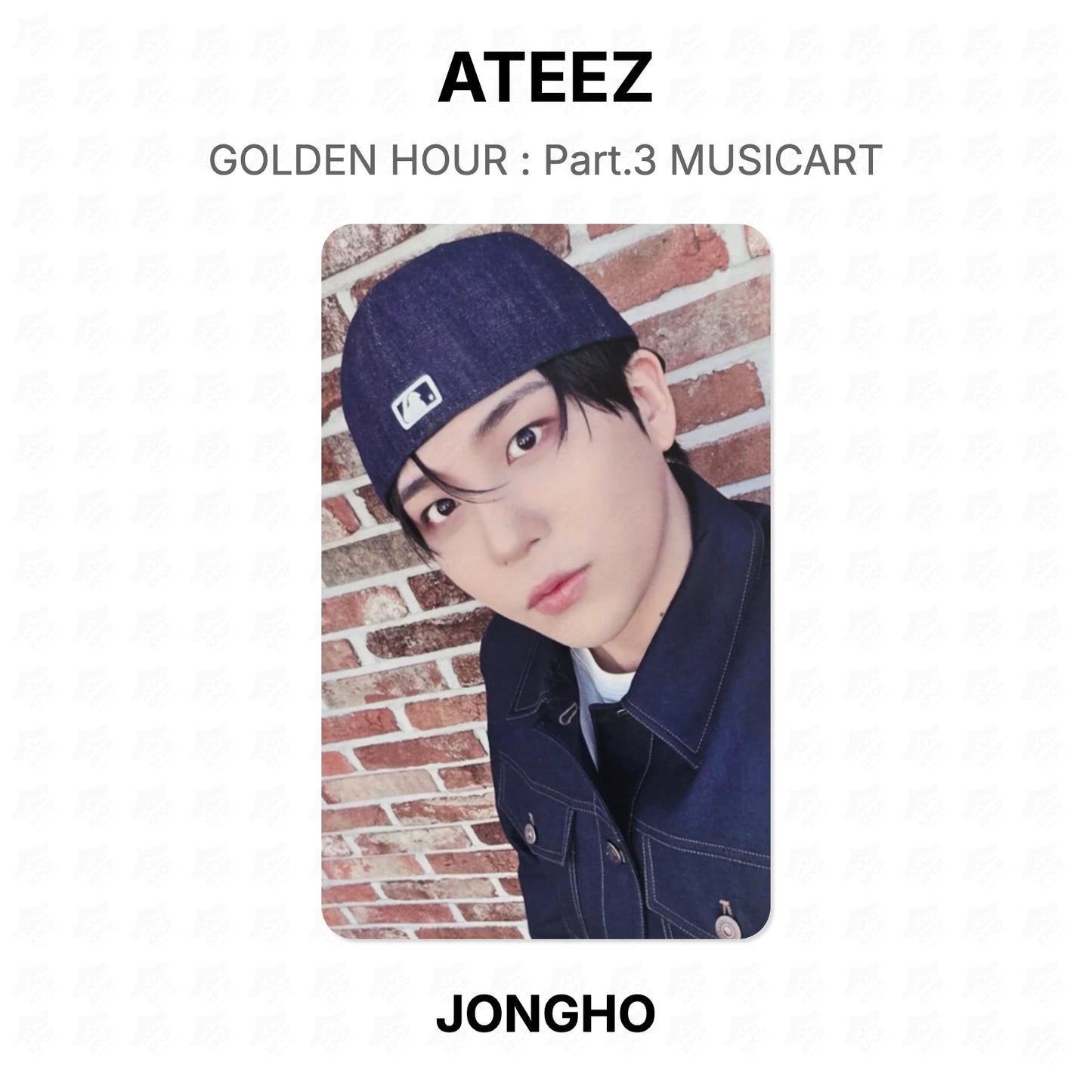 ATEEZ GOLDEN HOUR : Part.3 MUSICART Official Photocard