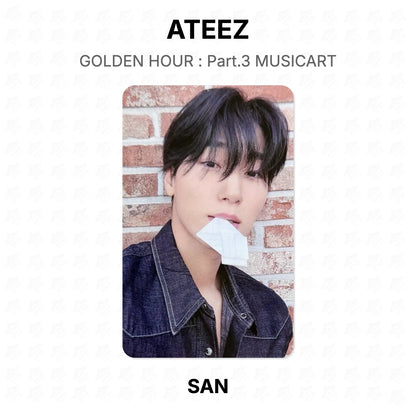 ATEEZ GOLDEN HOUR : Part.3 MUSICART Official Photocard