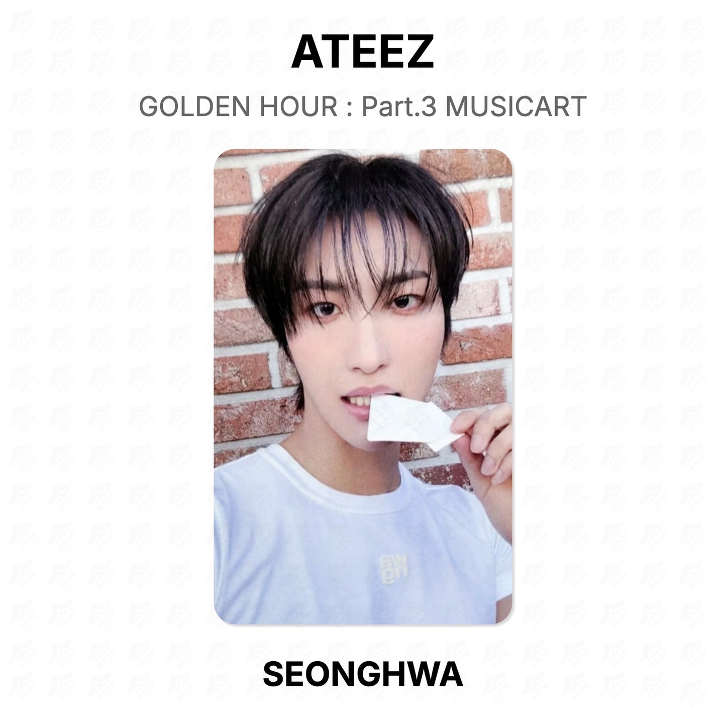 ATEEZ GOLDEN HOUR : Part.3 MUSICART Official Photocard