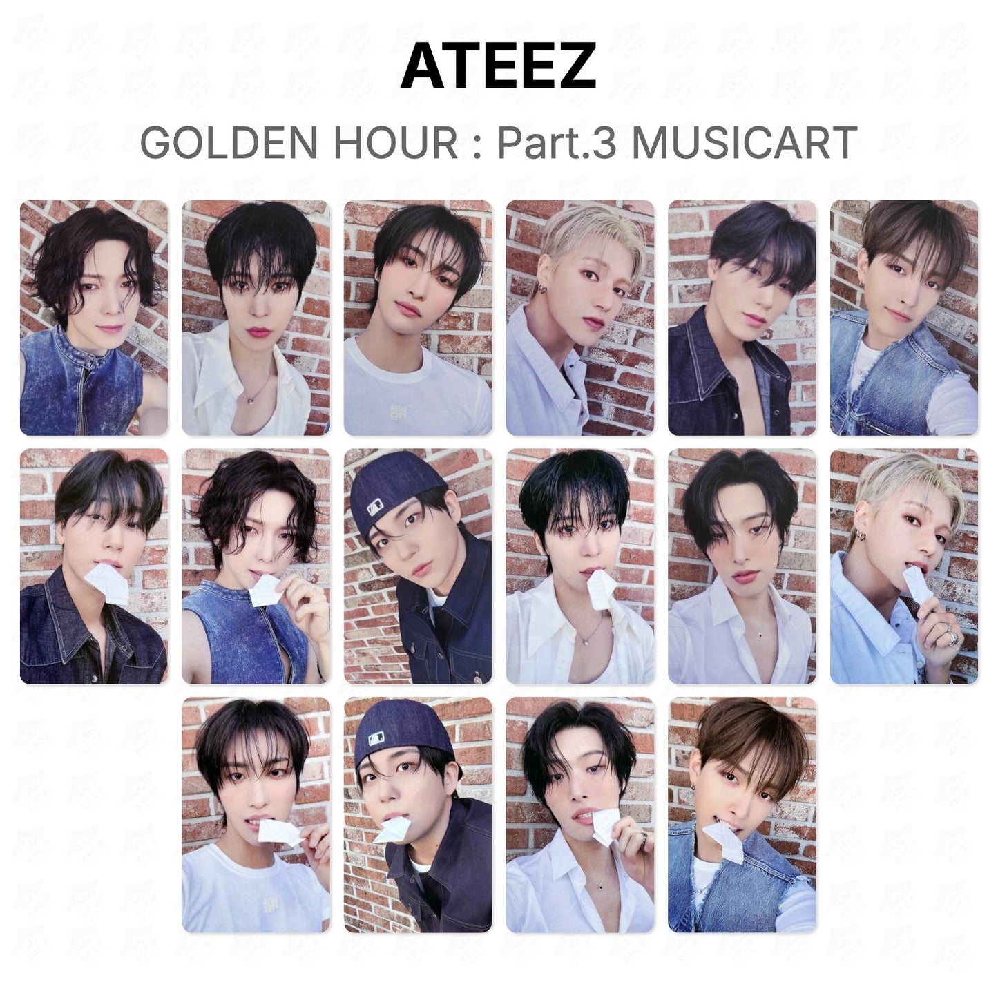 ATEEZ GOLDEN HOUR : Part.3 MUSICART Official Photocard