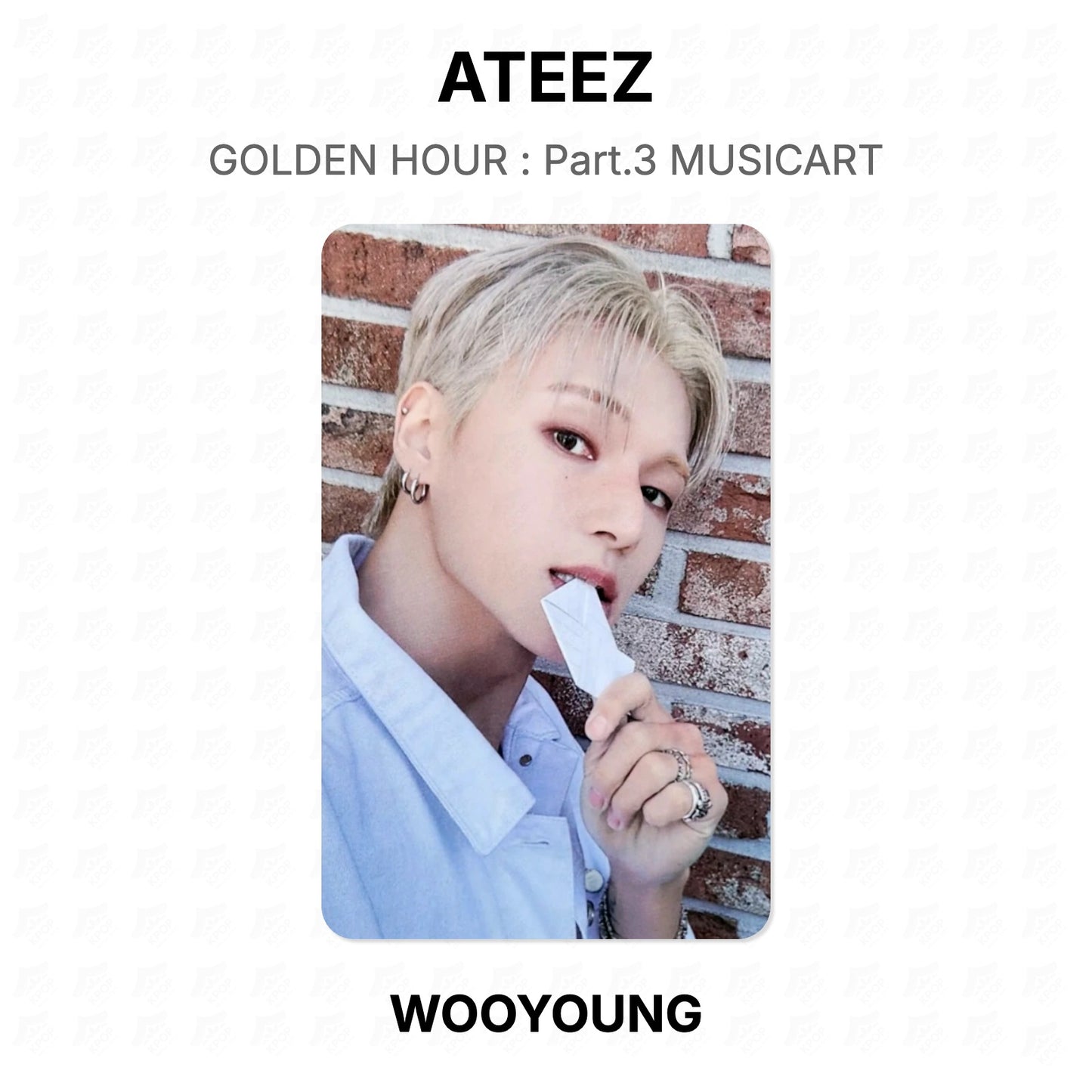 ATEEZ GOLDEN HOUR : Part.3 MUSICART Official Photocard