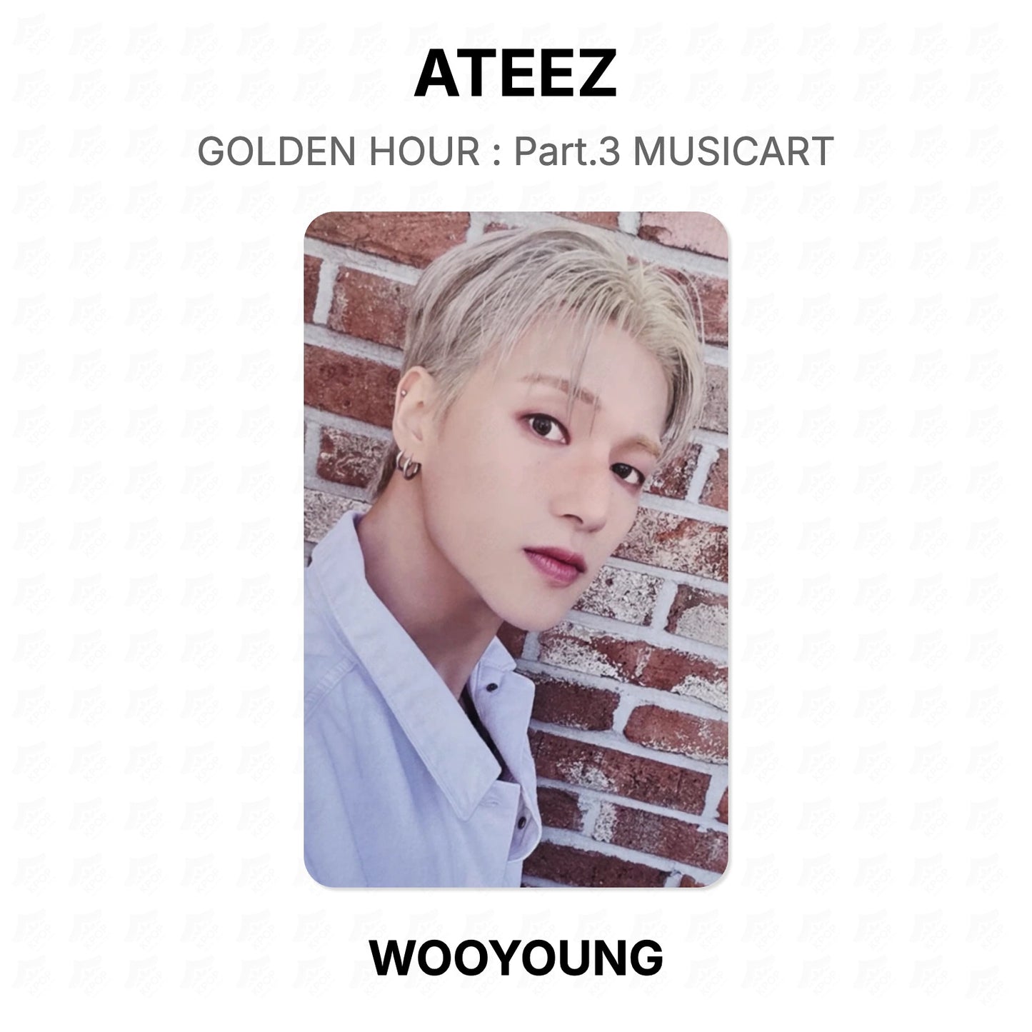ATEEZ GOLDEN HOUR : Part.3 MUSICART Official Photocard