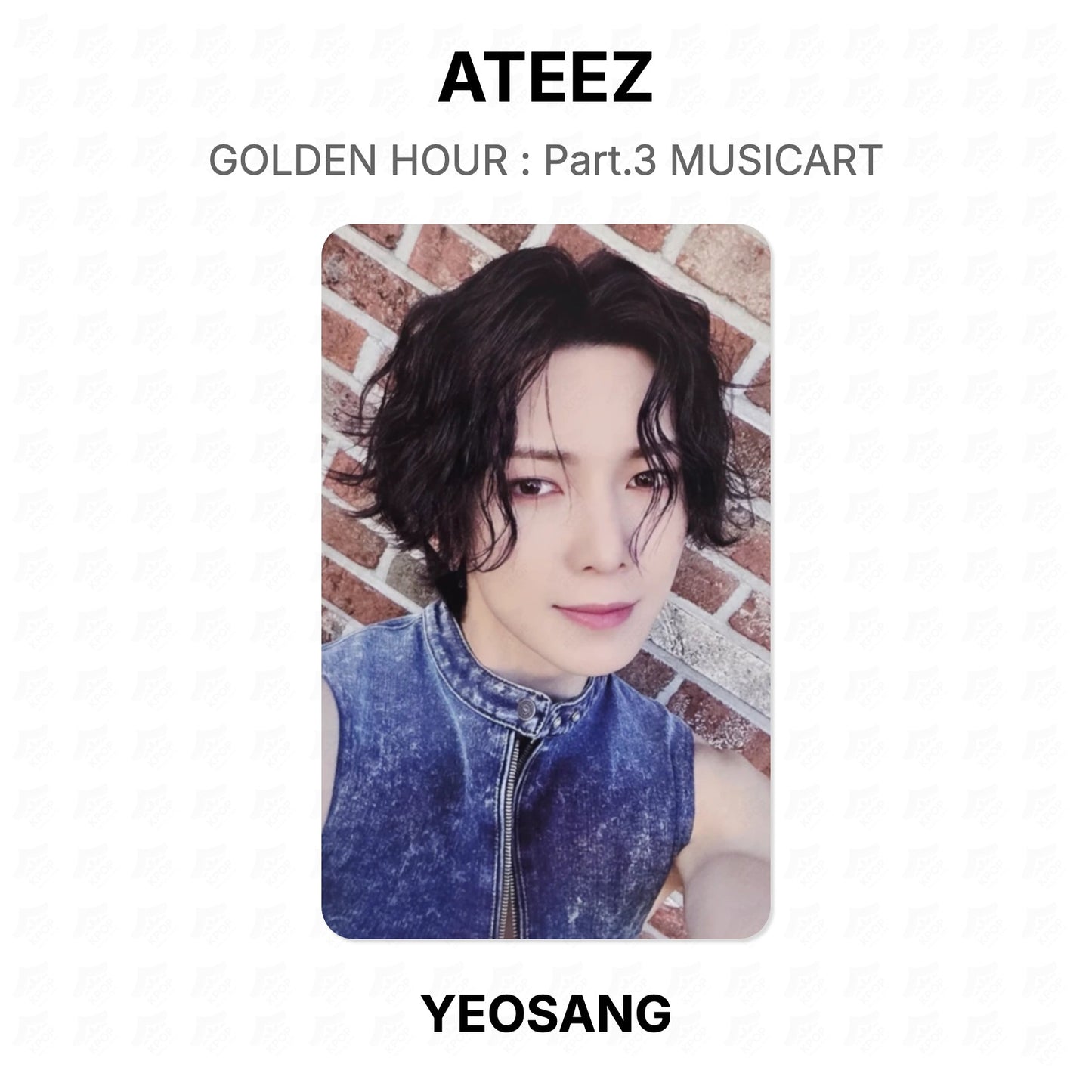 ATEEZ GOLDEN HOUR : Part.3 MUSICART Official Photocard