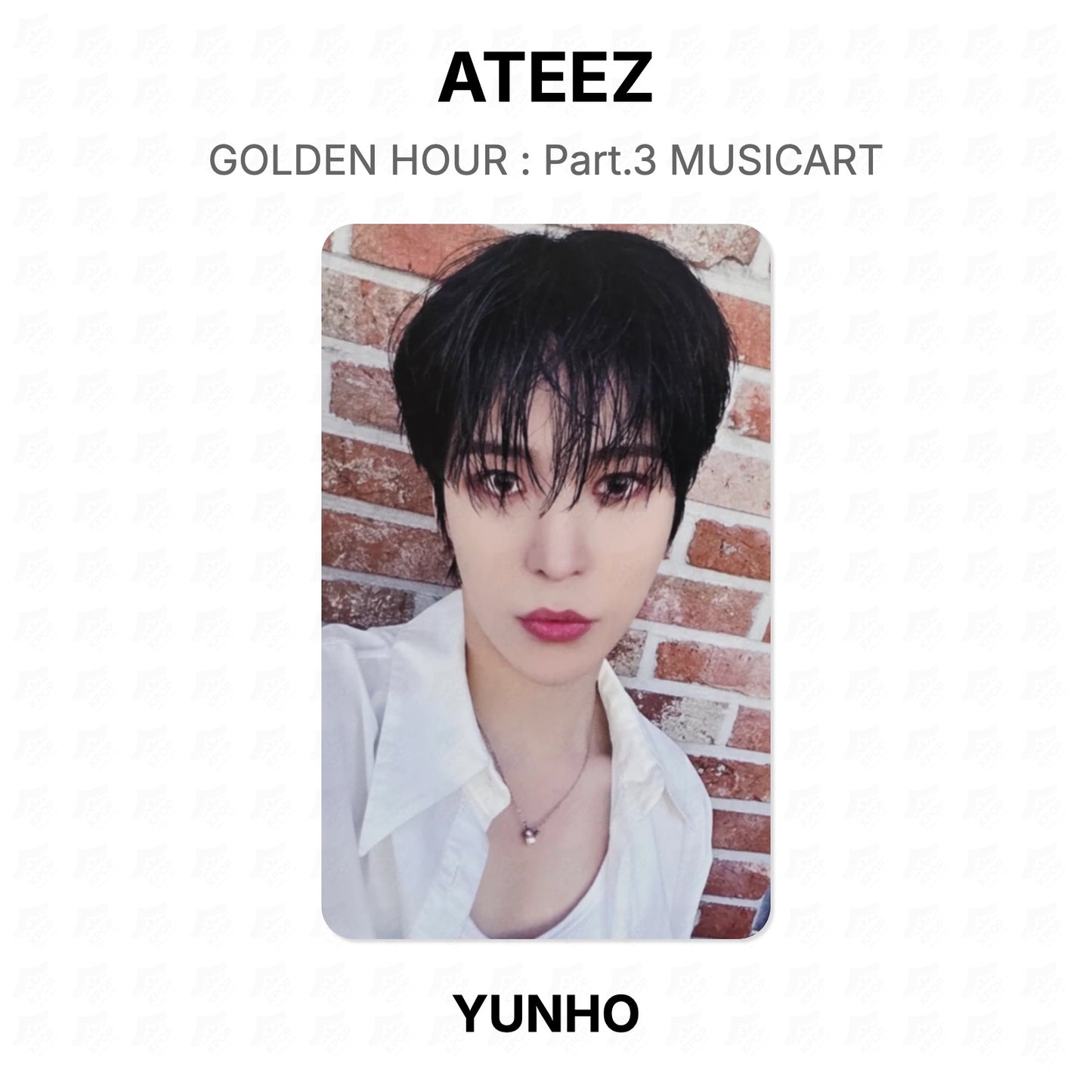 ATEEZ GOLDEN HOUR : Part.3 MUSICART Official Photocard