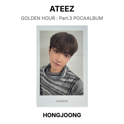 ATEEZ GOLDEN HOUR : Part.3 POCAALBUM Official Photocard